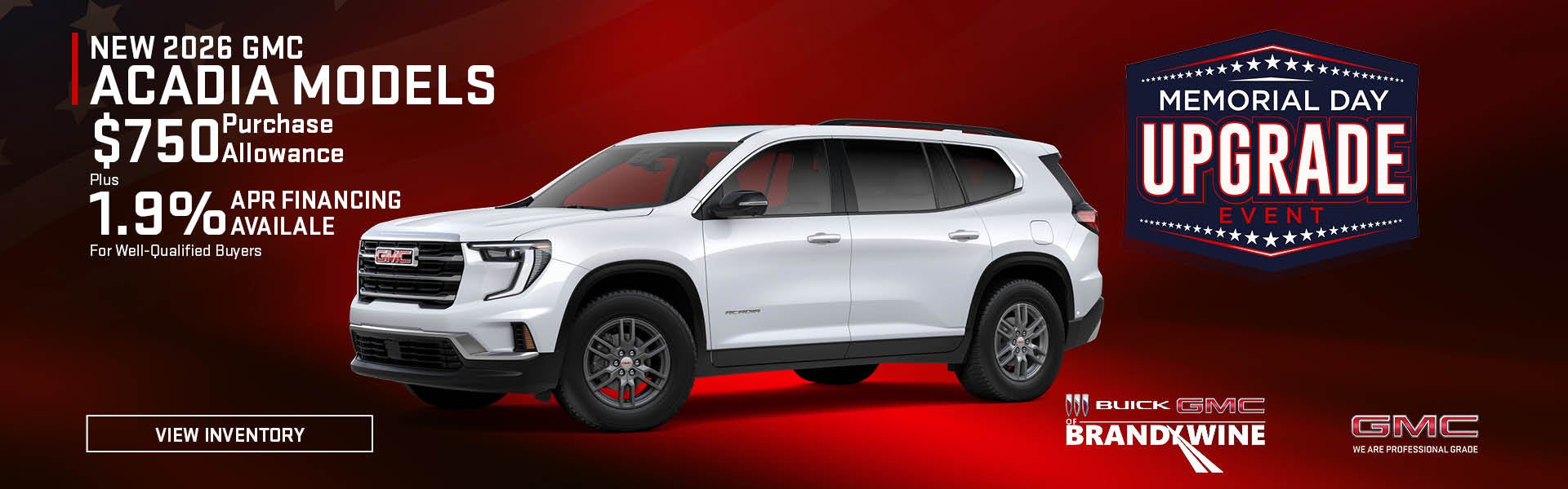 NEW 2026 GMC ACADIA MODELS